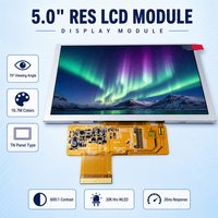Module d'affichage LCD TFT TN Tianma TM050RDH03-41 5,0 pouces 800x480 RGB 40 broches 250cd/m² 600:1 pour usage industriel, large plage de température -20~70°C, WLED