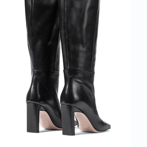 Famoso Designer di Marca Stivali Nero Dell'unità di elaborazione A Punta Tacchi A Spillo Elastico Largo Della Coscia Sopra Il Ginocchio Della Coscia Stivali Alti Stivali Lunghi - Product Image 3