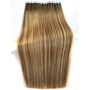 Extensioni per capelli umani Remy vergini europei di lusso 2026 Super Double Drawn con punta piatta invisibile e texture liscia - Product Image 4