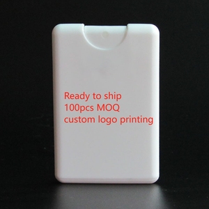 Flacon pulvérisateur de brume de parfum plat format de poche pour carte de crédit en plastique de 20 ml en stock - Product Image 2