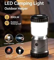 Lampe de camping rechargeable USB TAIKOO, lampe torche portable haute luminosité, éclairage d'urgence manuel pour le camping en plein air