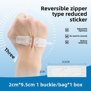 Y Tế Vô Trùng Dây Kéo Da Ban Nhạc Viện Trợ Dính Đàn Hồi Vết Thương Đóng Cửa Dải Steri Dải Cho Chăm Sóc Vết Thương - Product Image 5