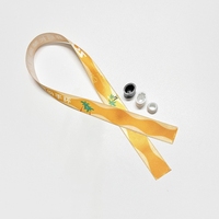 Bracelets promotionnels personnalisés en satin doux écologique tissé de 15 mm avec logo imprimé pour festivals, concerts, fêtes et événements
