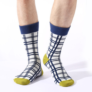 <span class=keywords><strong>Chaussettes</strong></span> tubulaires en coton pour hommes, à rayures vintage, simples, personnalisées, avec logo imprimé en jacquard, pour le sport, le basketball <span class=keywords><strong>et</strong></span> les occasions décontractées - Product Image 2