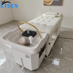 Kisen Modern Portable Shampoo Chairs Set Hair Salon Furniture Good Quality Head Therapy and <b>Steamer</b> Without Plumbing Shampoo Bed - Product Image 6
