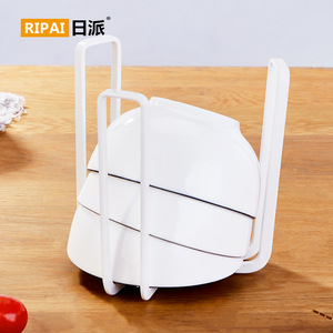 ชั้นวางจานเหล็กดัดริปาย ทรงสี่เหลี่ยม แห้งเร็ว สำหรับวางบนเคาน์เตอร์ครัว - Product Image 3