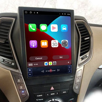 Radio para Auto Hyundai IX45 Santa Fe 2013-2018, Pantalla Multimedia Tesla, Android 12, Navegación GPS, Estéreo para Auto, No 2din