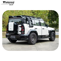 Kit de carrosserie Jetour T2 Traveller Upgrade Defender Style, kit de conversion complet, kit carrosserie large, pare-chocs, ailes, calandre, capot, embout d'échappement