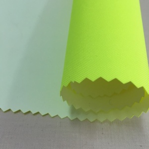 Vendita calda di alta quity fluorescente ispessito poliestere traspirante umidità politica tuta di protezione tessuto permeabile - Product Image 2
