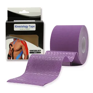 Linghui Waterproof athletic adhesion sport self-adhesive bandage or cohesive elastic bandage Kinesiology Tape in Korea