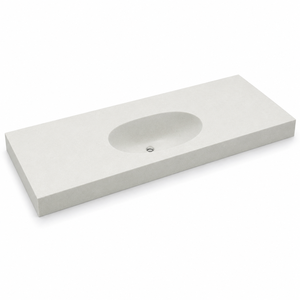 Poulars - Lavabo de Pedestal de Piedra Natural de Lujo para Montar en la Pared, Lavabo de Mármol Statuario Bianco - Product Image 2