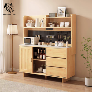 china supplier well priced custom logo huge stock eco-friendly <b>sideboard</b> new designed living room furniture wood <b>kitchen</b> cabinet - Product Image 3
