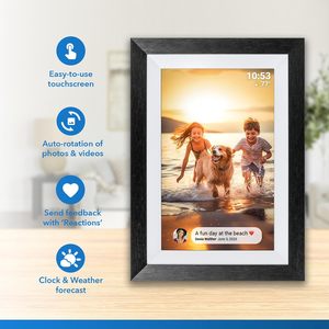 Hd IPS màn hình cảm ứng <span class=keywords><strong>10</strong></span>.1 inch Wifi hình ảnh kỹ thuật số khung 32GB bộ nhớ điện tử khung ảnh ngay lập tức chia sẻ hình ảnh thông qua frameo - Product Image 6