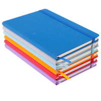 Dameron progo — carnets en cuir A5, carnet de notes couleurs orange, bleu, jaune, oem, avec logo doré en relief