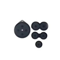 Coussinets de bouton en caoutchouc de silicone avec contacts conducteurs pour Gameboy Advance SP remplacement boutons conducteurs colorés