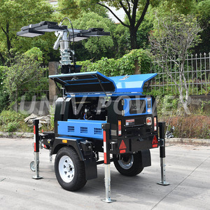 <span class=keywords><strong>Towable</strong></span> Máy phát điện diesel LED tháp ánh sáng với thủy lực mast - Product Image 2