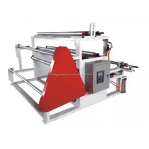 Máquina rebobinadora de corte de papel higiénico de alta velocidad para papel Kraft