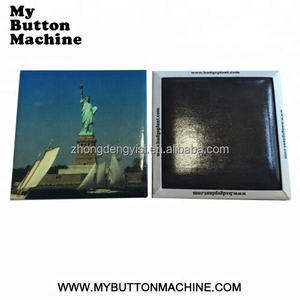 Machine de fabrication de badges magnétiques pour réfrigérateurs pneumatiques, machine de compression, machine de fabrication de badges carrés - Product Image 5