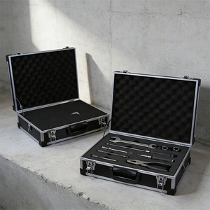 Aluminum Heavy-duty Toolbox with Custom Placement <b>Tools</b> Inside Sponge <b>Trolley</b> <b>Tool</b> Case Shockproof Portable Oem/odm Low Price - Product Image 6
