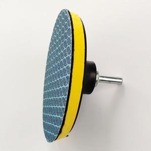 Disques de ponçage floqués, 5 pouces, 125 mm, motif diamant bleu, auto-adhésifs, pour le travail du bois, le polissage des métaux - Product Image 2