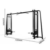 Cable de Acero Ajustable Comercial para Ejercicios de Crossfit con Tubo Ovalado y Sistema de Pesas, Equipo de Gimnasio con Logotipo y Color Personalizados