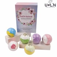 Bath Bombs Surprise pink Bomb Hydraulic Press Rose Petal Fizzy Spa Salt Private Label Lavender Sample
