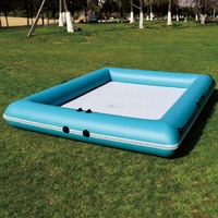 Plate-forme flottante portative de dock flottant gonflable de MARINE SOLAR avec aucune surface de glissement pour le canotage de natation de pêche