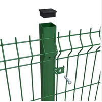 Sistema de Cercado Profesional de Malla de Alambre de Hierro Soldado Curvado en 3D, Color Verde RAL 6005, Resistente a la Corrosión, Certificado para Perímetros