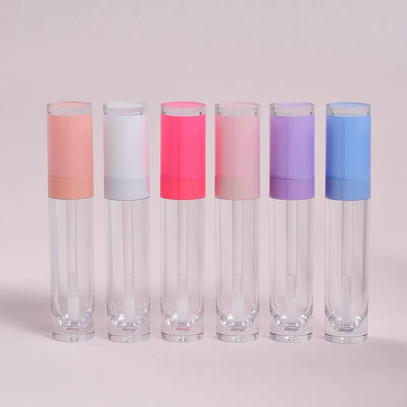 할인 판매 플라스틱 립글로스 용기 3ml/5ml ABS 소재 립글로스 튜브 립스틱 립밤 메이크업 사용 스크린 인쇄