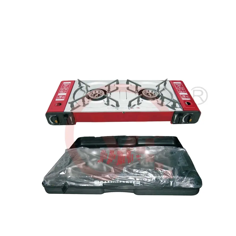 Double Burner Portable Gas Stove、Cassette Gas Cooker、Portable Gas Cooker