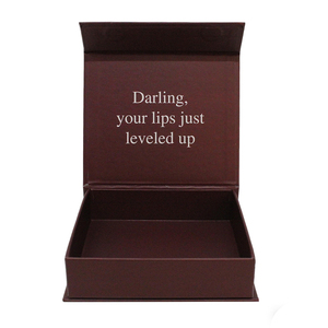 Coffret cadeau de rouge à lèvres haut de gamme avec logo personnalisé, avec sac, maquillage pour femmes, Saint-Valentin, cosmétique, fermeture magnétique, emballage rigide - Product Image 3