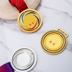 Medalla Giratoria con Logotipo Esmaltado, Trofeos y Medallas Personalizadas, Medalla de Metal de Aleación de Zinc Giratoria o Rotatoria, Recuerdos - Product Image 5