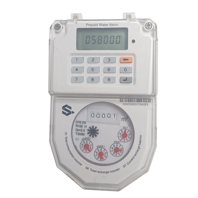 STW240 STS Keypad Type Prepaid Token Water Meter With Vending Software