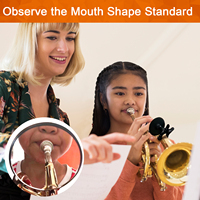 New Arrival MirTra-Small Embouchure Mirror Training Device for Brass Instruments Trumpet Trombone French Horn Fluglehorn