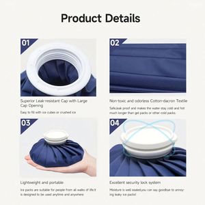 Practical Reusable Cold and Hot Compress <b>Bag</b> for Cold and Hot Treatment and Pain Relief, with Lid, Elastic <b>Compression</b> <b>Bag</b> - Product Image 3