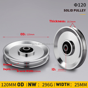 2025 New OD 54-140Mm Ròng Rọc Hệ Thống Phổ Nhôm Hợp Kim Mang Phòng Tập Thể Dục Ròng Rọc Trong Kho - Product Image 5