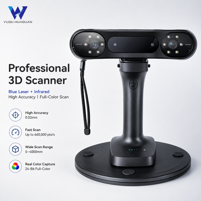 Multi-function Premium Fast Scanning Blue Light 3D Scanner Full Color Scanning Machine for Automotive Design Industrial Modeling