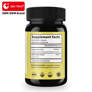 Extrait de racine de maca pour l'équilibre <span class=keywords><strong>hormonal</strong></span>, complément alimentaire pour hommes et femmes, capsules de racine de maca, pilules pour l'agrandissement du pénis - Product Image 5