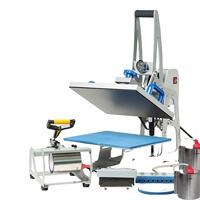 Presse à chaud automatique 8 en 1 / 9 en 1 38x38 cm avec fonctionnement mains libres pour une sublimation facile des t-shirts