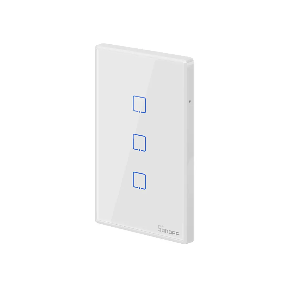 SONOFF T0 US 1/2/3Gang WLAN intelligenter Wand-Touch-Schalter Steuern über Ewelink Alexa Google Home Alice für das Smart Home