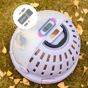 Tragbares Haustierhaus Katzenhöhle Bett mit Griff Gemütliches Bogenförmiges Nest für Katzen & Kleine Hunde, Innen- und Außenbereich - Product Image 4