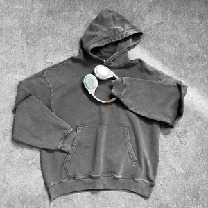 Proveedor de Sudaderas con Capucha al por Mayor, Personalizadas, con Detalles de Borde Desgastado, Efecto Desteñido por el Sol, Teñidas con Tinte y Lavado Ácido, Estilo Urbano para Hombre - Product Image 3