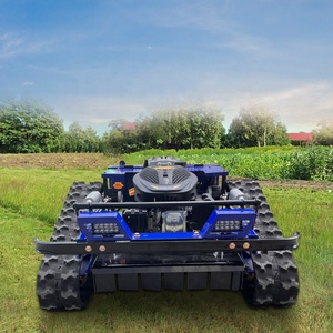 Tondeuse robot agricole IA de haute qualité, télécommandée, sur chenilles, pour la coupe de l'herbe, avec moteur, garantie 1 an Hhst - Product Image 3