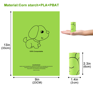 Bolsas Biodegradables y Ecológicas para Excremento de Perros y Gatos, con Aroma a Jazmín, Hechas de Almidón de Maíz+PLA+PBAT, Venta al Por Mayor - Product Image 2