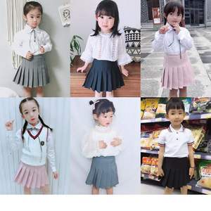 फैशन बच्चे लड़की Pleated स्कर्ट माँ बेटी वर्दी स्कर्ट उच्च कमर परिवार मिलान स्कर्ट कपड़े पार्टी नृत्य - Product Image 3