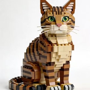 Bloques <span class=keywords><strong>de</strong></span> Construcción <span class=keywords><strong>de</strong></span> Plástico ABS Compatibles con <span class=keywords><strong>LEGO</strong></span>, Adornos <span class=keywords><strong>de</strong></span> Compañía Afectuosa para Amantes <span class=keywords><strong>de</strong></span> los Gatos - Product Image 3