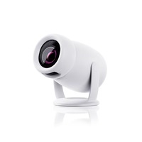 Projecteur intelligent portable sans fil HY400 Android 13 1080p 4K pour l'extérieur et la maison