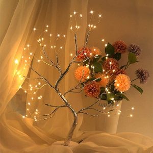 Guirlande lumineuse LED USB à piles pour arbre, 108 LED, pour décoration intérieure, mariage, fête, cadeau, Noël, mini guirlande scintillante de table, lumière féerique - Product Image 2
