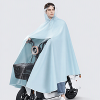 Poncho de pluie transparent imperméable à couverture intégrale pour moto, vélo et vélo électrique, idéal pour la conduite en extérieur - Vente en gros