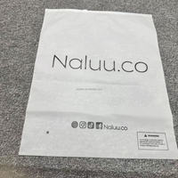 Personnalisez vos propres sacs recyclés avec logo, sacs d'expédition pour vêtements en plastique avec fermeture éclair, sacs en polyéthylène avec fermeture éclair